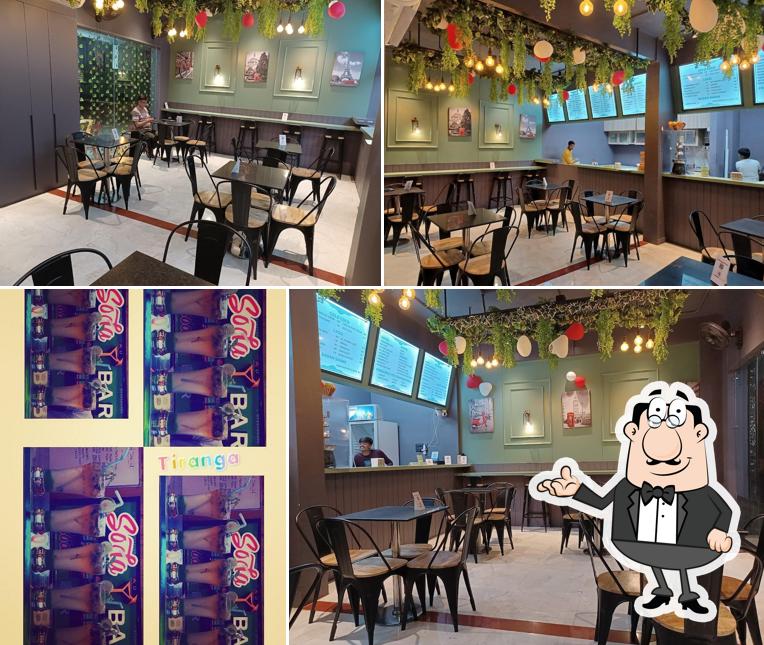 The interior of Soda Bar