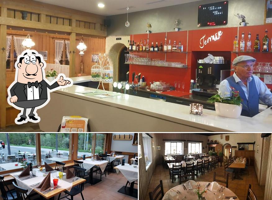 Gli interni di Restaurant Terrasse