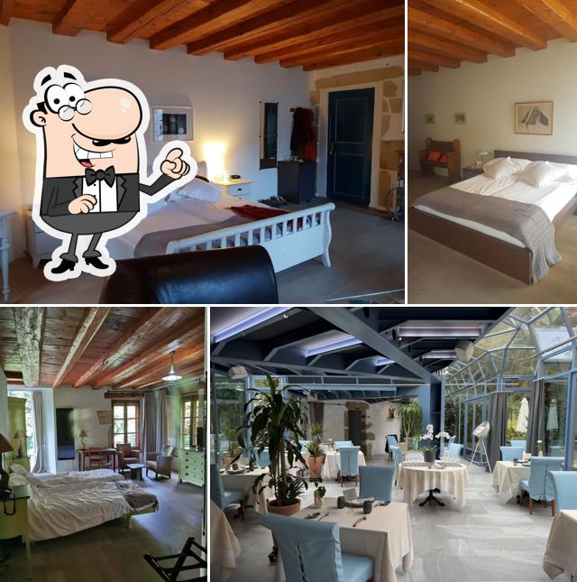Gli interni di Hôtel-Restaurant la Maison du Prussien