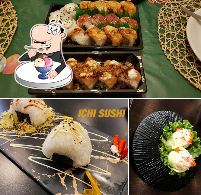 Ichi sushi serve un'ampia selezione di dessert