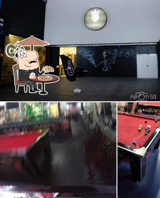 O exterior do Cartel lounge & bar