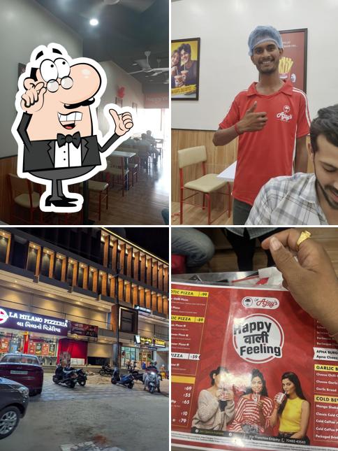 The interior of AJAY'S CAFE DAHOD ROAD,GODHRA
