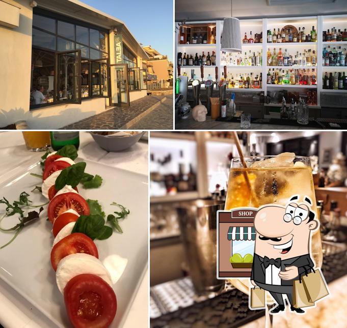 La esterno e bevanda del ristorante