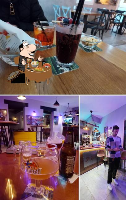 Dai un’occhiata alla foto che mostra la cibo e interni di “ AL BOSCO” Snack & Cocktail BAR