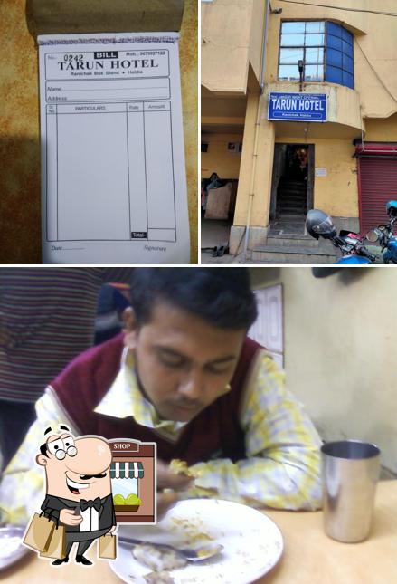 The exterior of Tarun Restaurant & Hotel