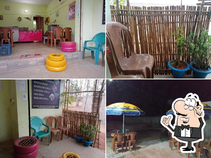 Take a seat at one of the tables at The Treat, koilsuta- Lindra Road, Rourkela