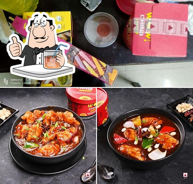 WOW Chicken is distinguished by drink and food