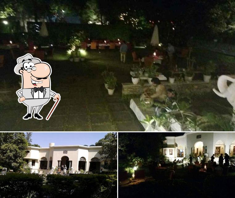 You can get some fresh air at the outside area of 1559 AD