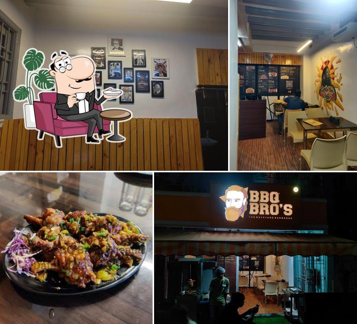 The interior of BBQ BRO'S