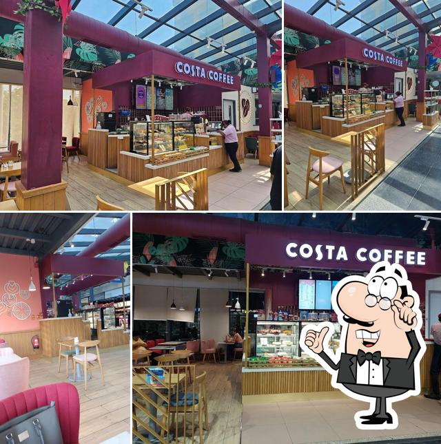 Check out how Costa Coffee looks inside