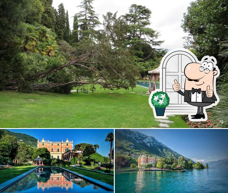 La parte esterna è una caratteristica importante di Grand Hotel a Villa Feltrinelli