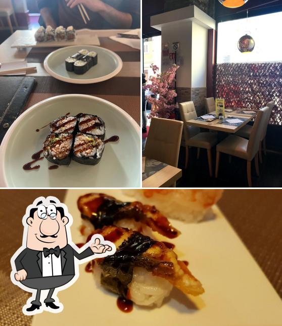 Guarda la foto che raffigura la interni e cibo di Koko Sushi