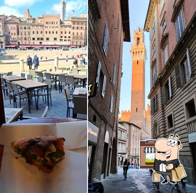 Puoi goderti l'aria fresca da seduto all'esterno di Pizzeria La Trofea