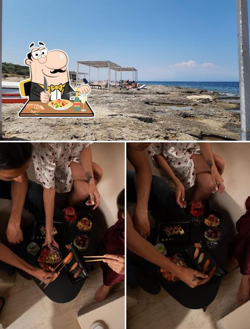 La immagine della cibo e interni di Kaigan Sushi Bar, Brucoli