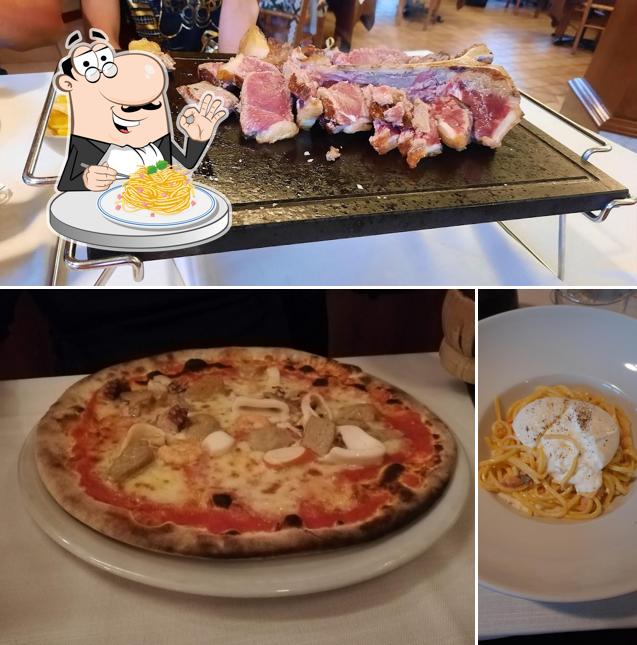 Spaghetti alla carbonara al Ristorante-pizzeria Campo dei Miracoli