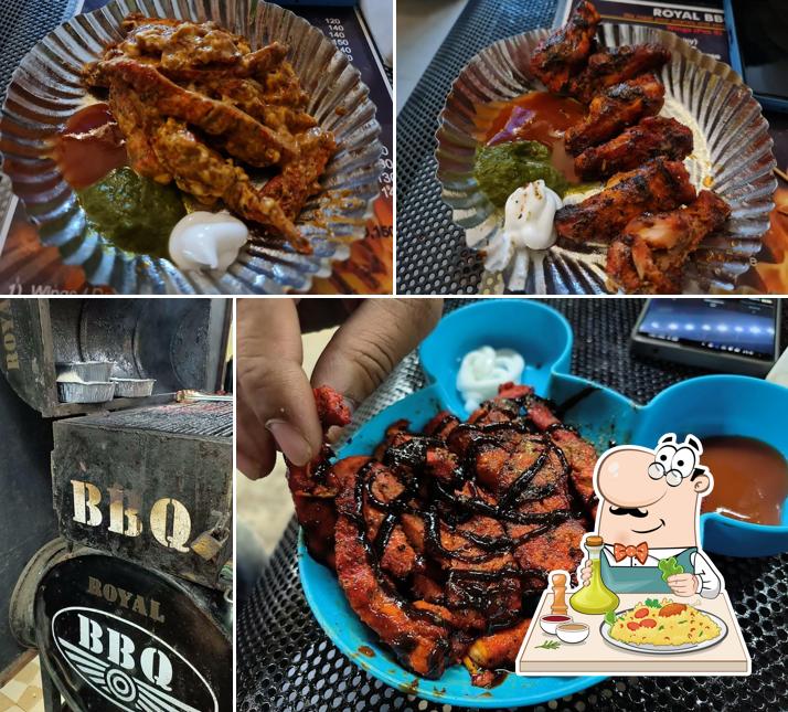 Food at Royal BBQ bike