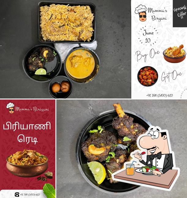 Food at mamma's biryani