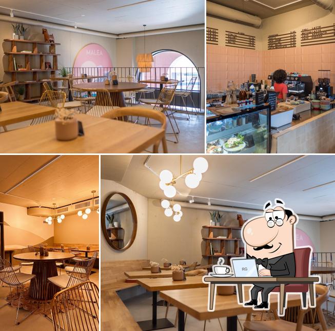 Dai un'occhiata agli interni di Malea - Café