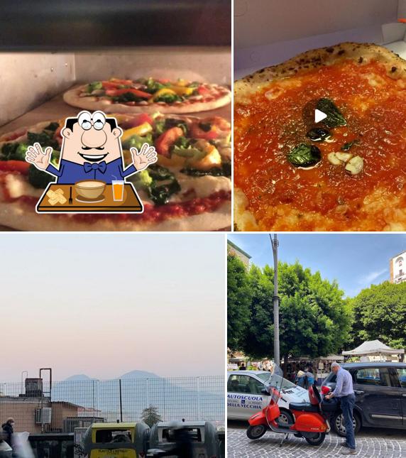 La immagine di cibo e esterno da Napoli