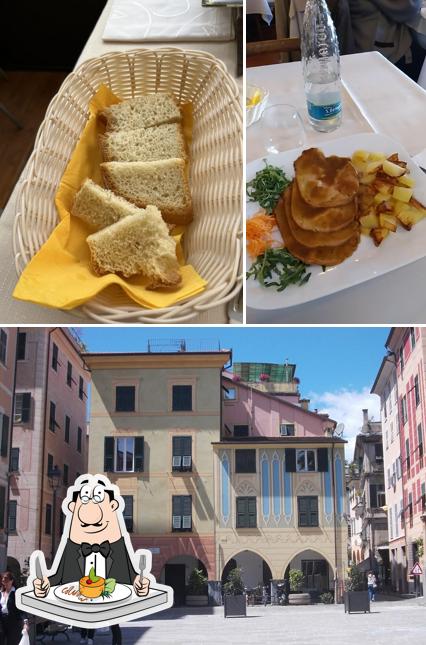 Guarda la immagine che raffigura la cibo e esterno di Antica Osteria Da Ü Dria