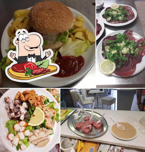 Carpaccio di manzo al Bar Trattoria Leso