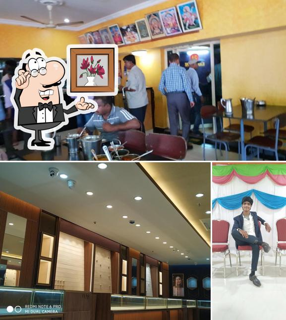 The interior of Bhavani Mess