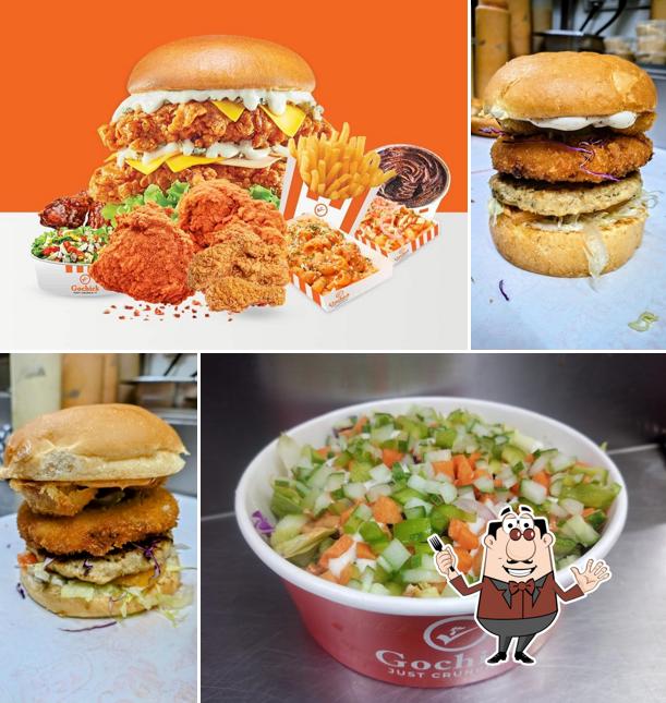 Pulled pork sandwich at Gochick Brookfield