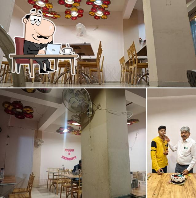 The interior of Shree Ganesh Restaurant