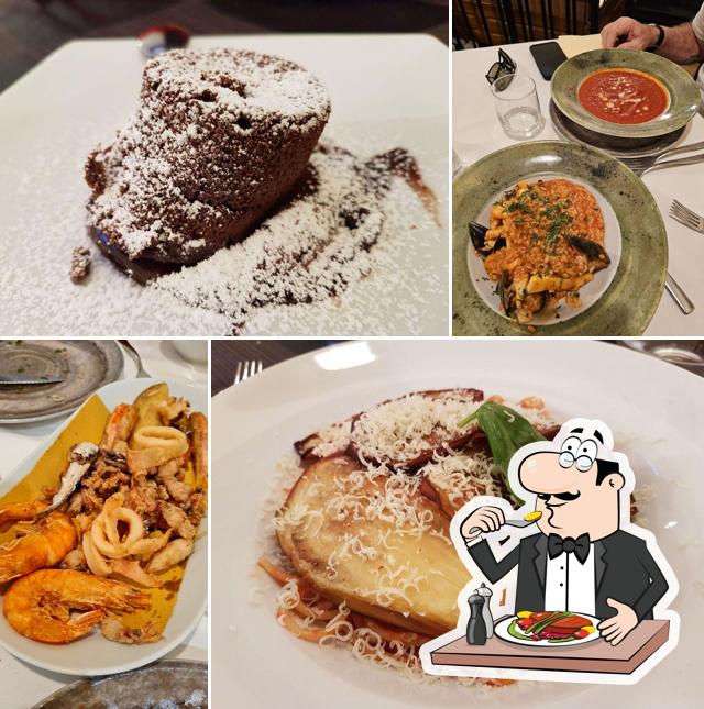 Cibo al Trattoria Antico Cortile Ristorante Pesce