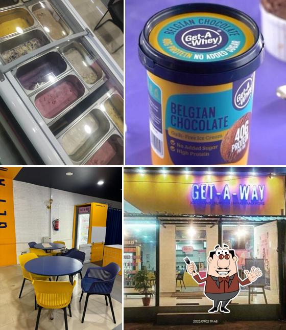 GetAWay Ice Creams and Desserts Best Ice Cream & Dessert Shop in Udaipur is distinguished by food and interior