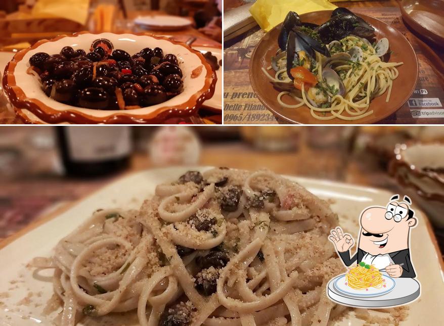 Spaghetti alla carbonara al RISTORANTE KM ZERO