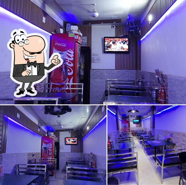 The interior of Snacks house