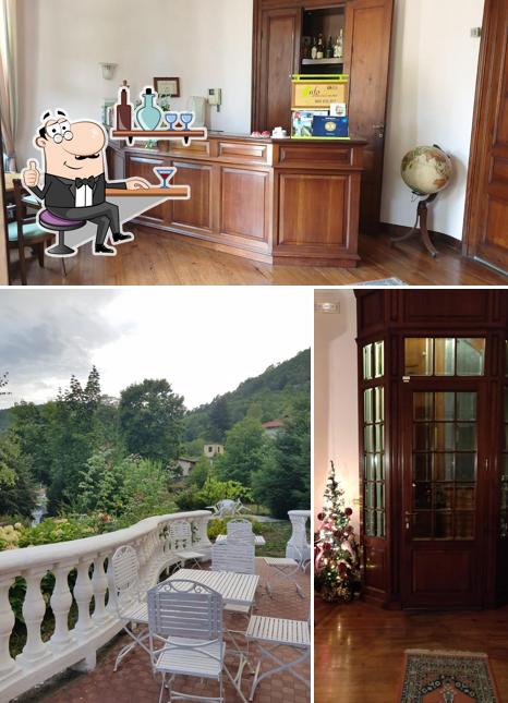 Gli interni di Villa Pinus