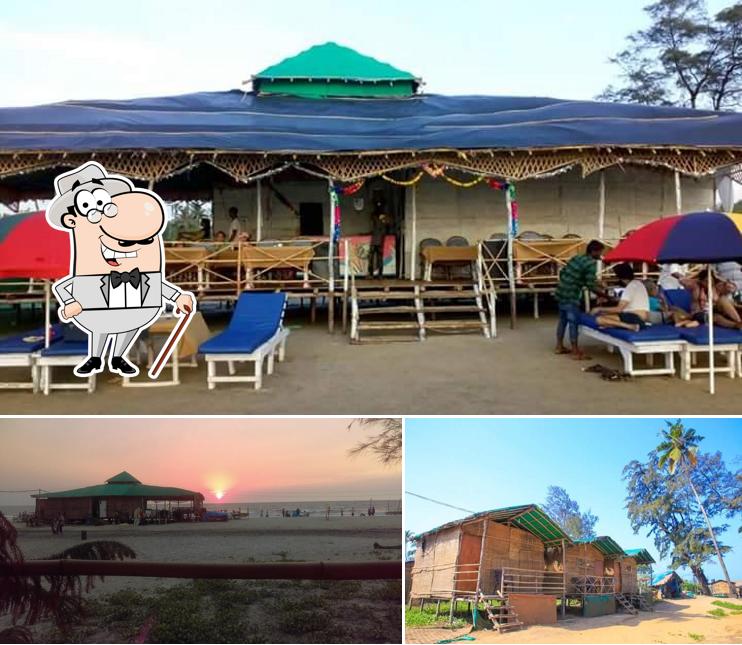 You can get some fresh air at the outside area of Fullmoon Beer Bar & Restaurant