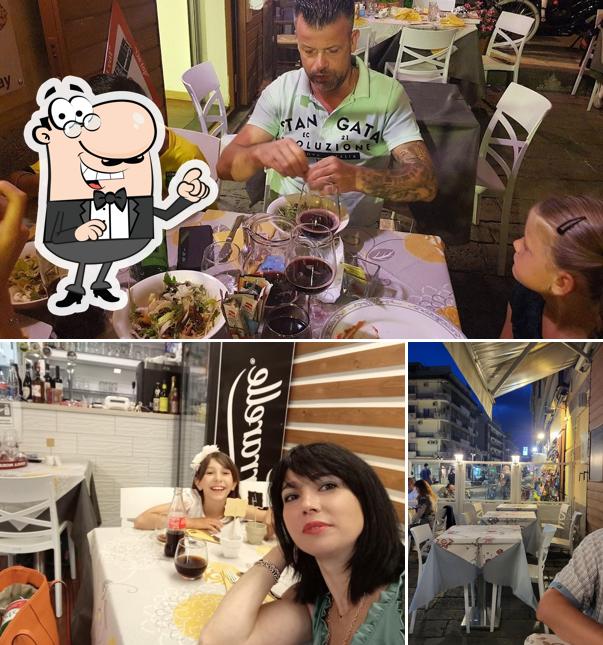 Gli interni di Osteria e Pizzeria dell'Olmo