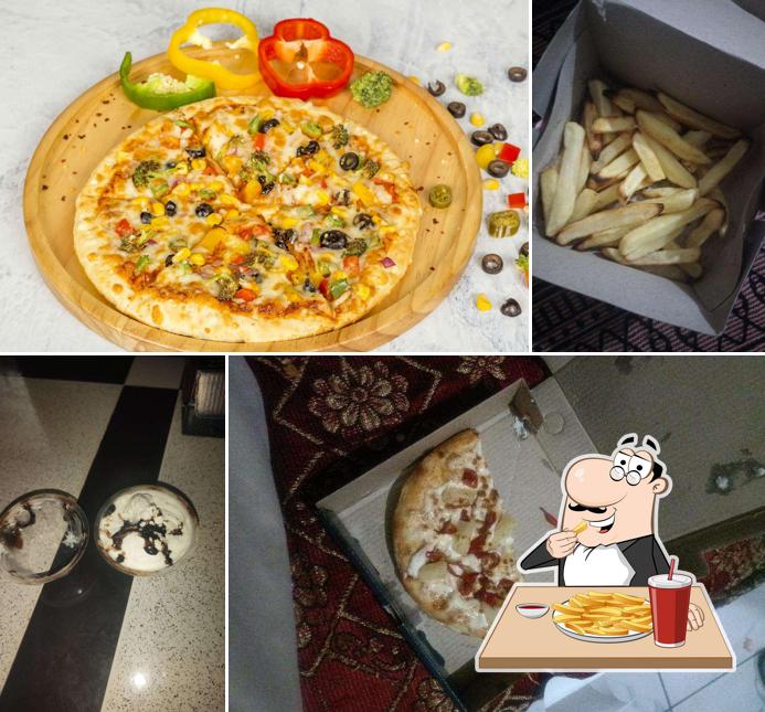 French fries at Pizza Cafe