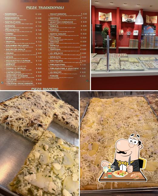 Cibo al Pizzeria d'asporto Dal Merlo