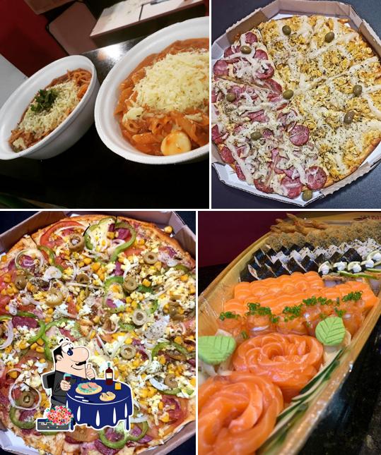 Sashimi em Hots Temaki express Sushi ( sushi, Yakissoba , camarão, ceviches, big hot,shopping,Santa maria df sashimi,poke)