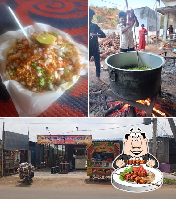 This is the image depicting food and exterior at RS fast food