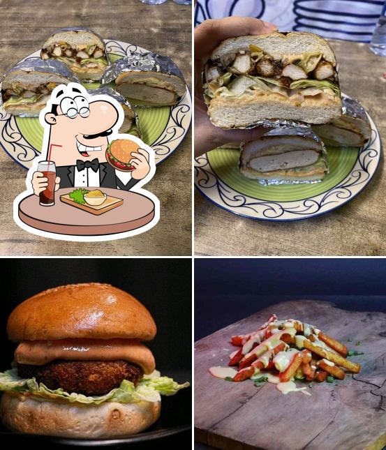 Try out a burger at Olives & Saffron