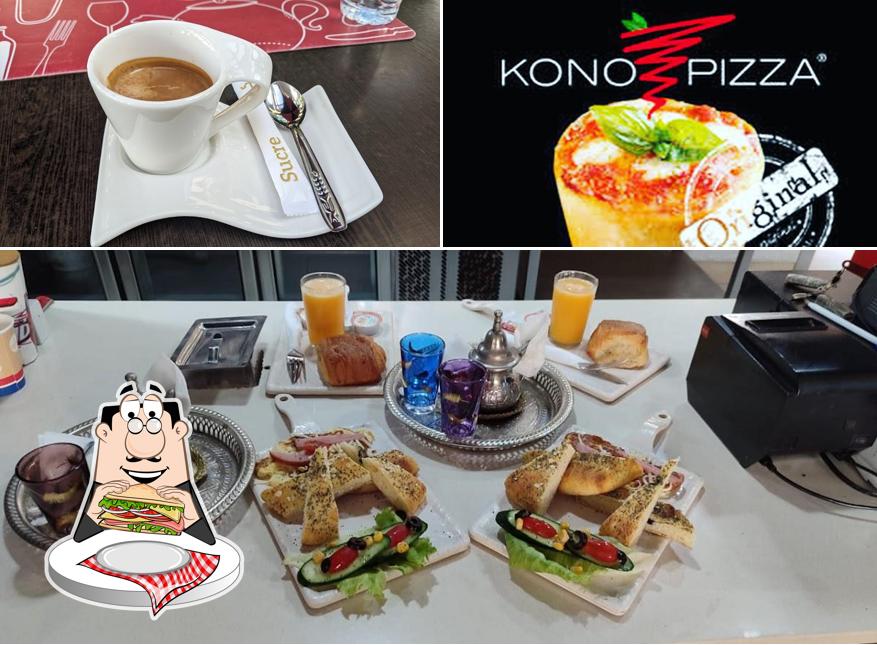 Club sandwichs à Kono Pizza