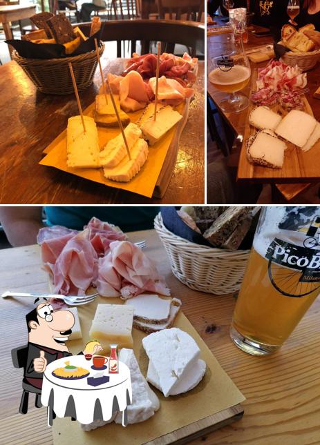 Piatto di formaggi al PicoBrew Station