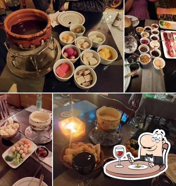 Panela quente em Restaurante Château Allemand