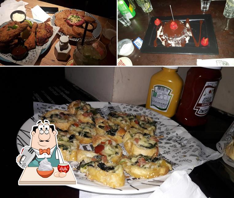 Peça uma das sobremesas