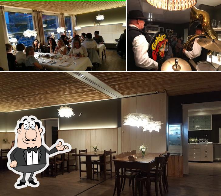 Gli interni di Edith's Alpenrösli