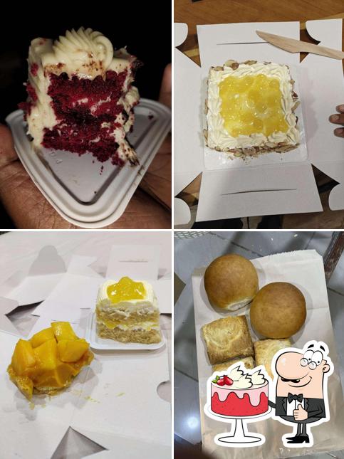 Red velvet cake at Theobroma