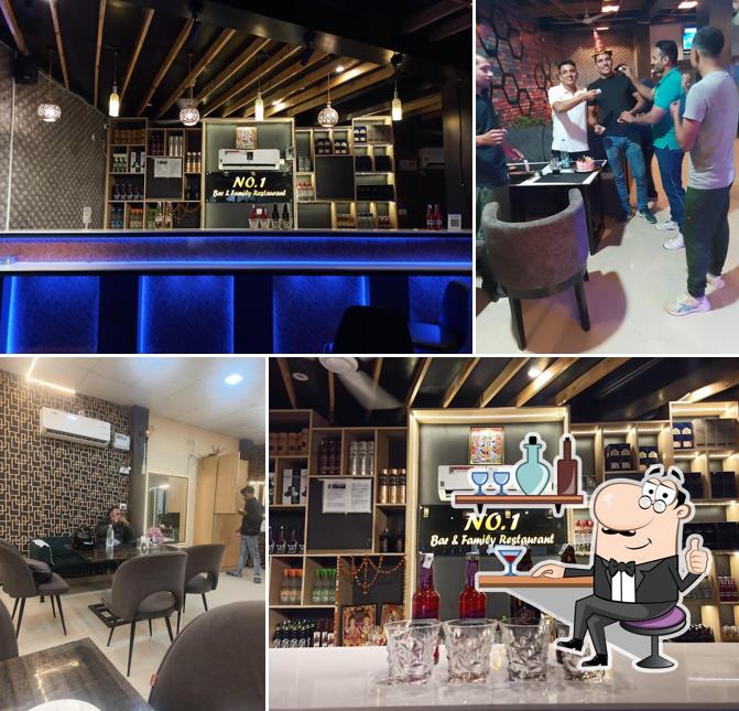The interior of No.1 Bar & Family Restaurant