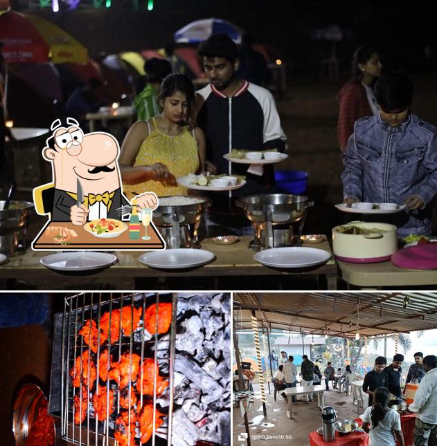 Meals at Maitri pawna lake camping