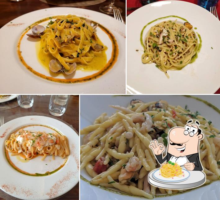 Spaghetti alla carbonara al Vecchio Porto