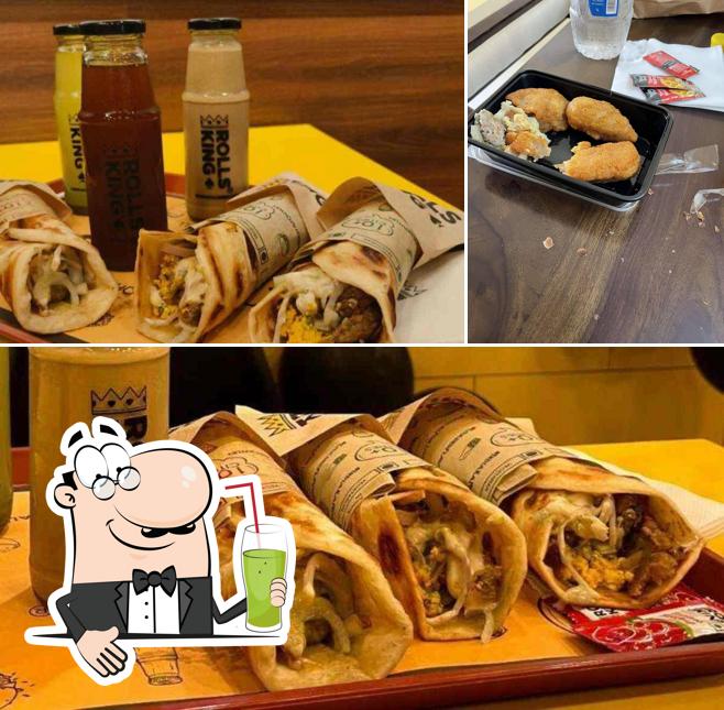 Enjoy a beverage at RollsKing